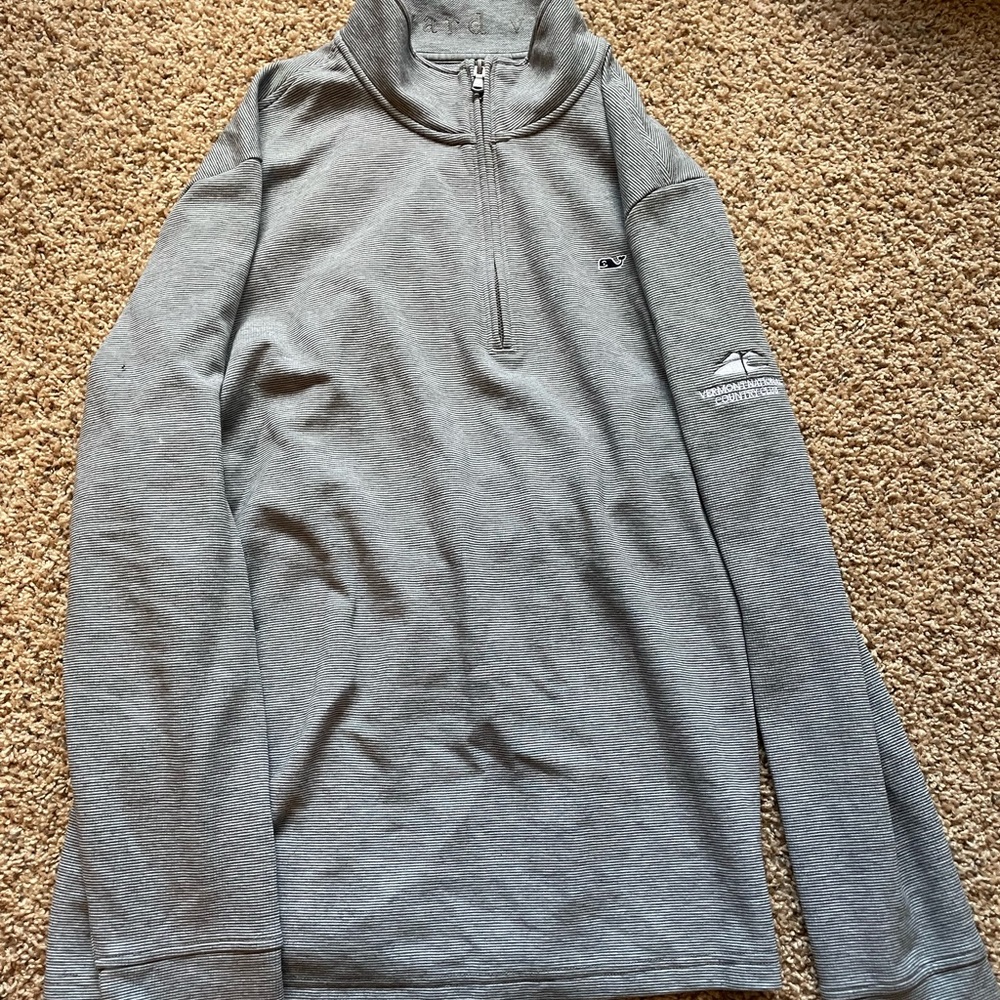 Vineyard Vines Mens Rare Vermont National Country Club Quarter Zip